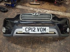 HYUNDAI SANTA FE MK2 FACELIFT FRONT BUMPER & FOG LIGHTS PHANTOM BLACK 2009-2012