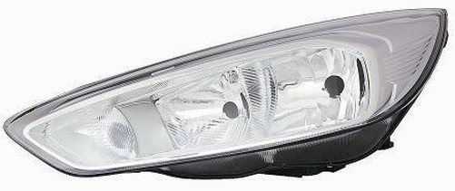 Scheinwerfer Einsatz Rechts DX Ford Focus 2014 H7-H15 Chrom Linse-image