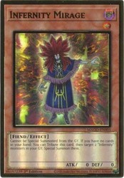 Infernity Mirage MAGO-EN005 Maximum Gold 1st Edition Premium Gold Rare