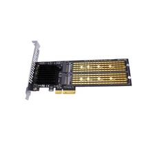 PCIe Adapter Card PCIe X4 to for M.2 NVME for M B for Key Double Converter Expan