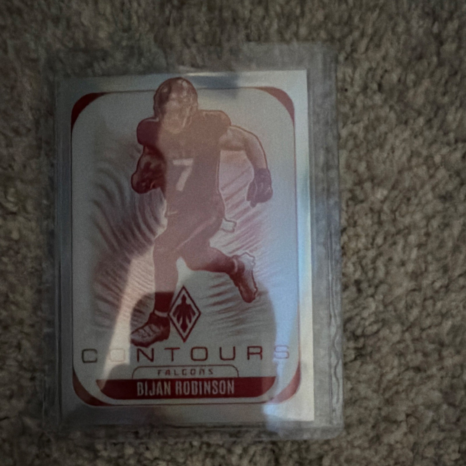 2023 Panini Phoenix Bijan Robinson #2 Contours Insert Falcons NFL Card