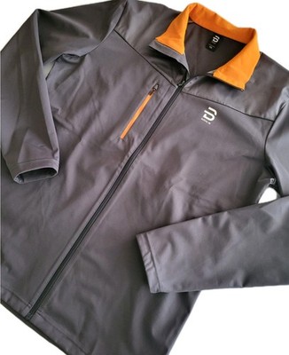 Bjorn Daehlie Men's Prime Softshell Jacket Gray Orange Size XXL  2XL EUC