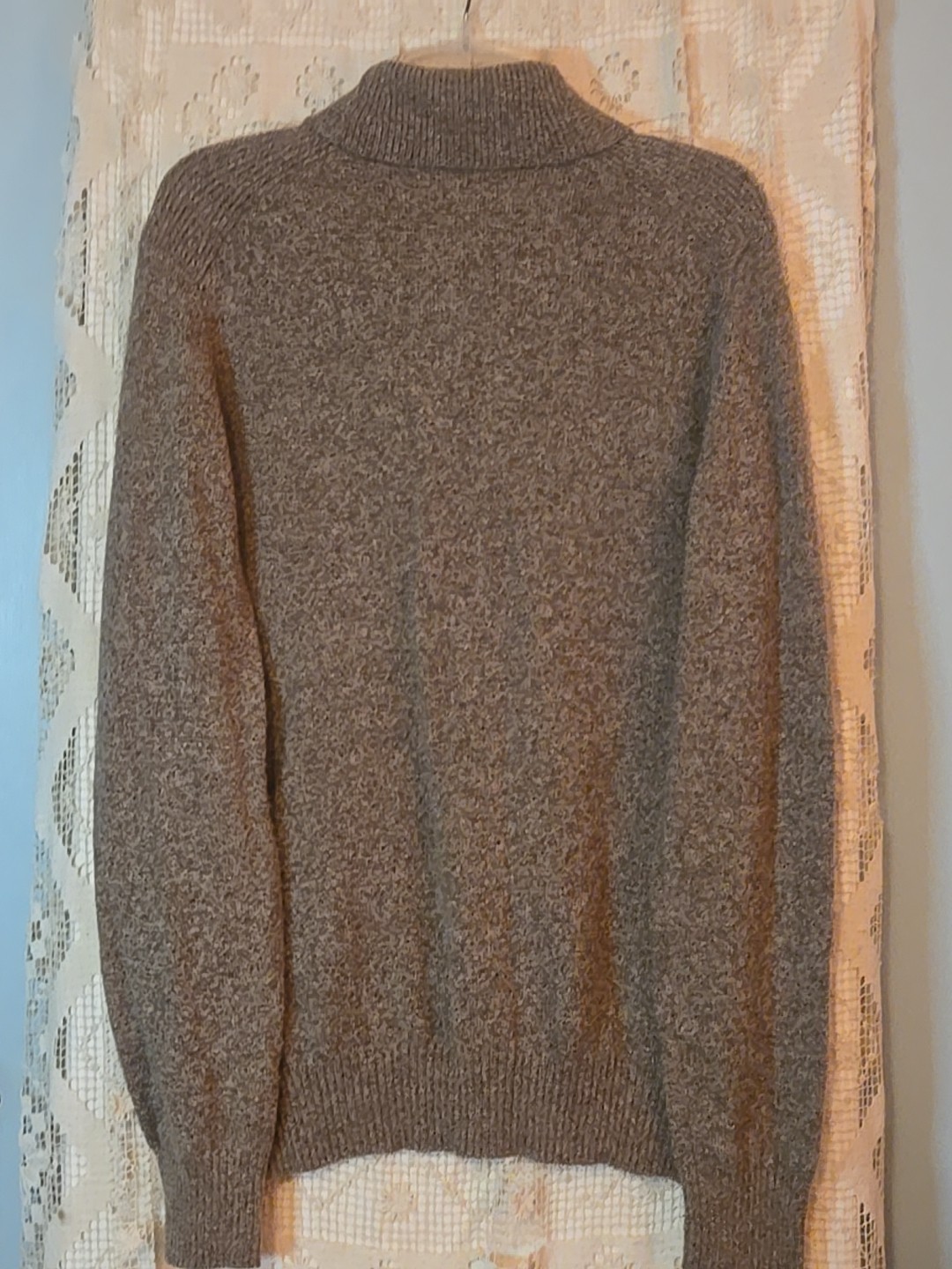 JOSEPH ABBOUD Wool Blend Pullover Collared Brown … - image 4