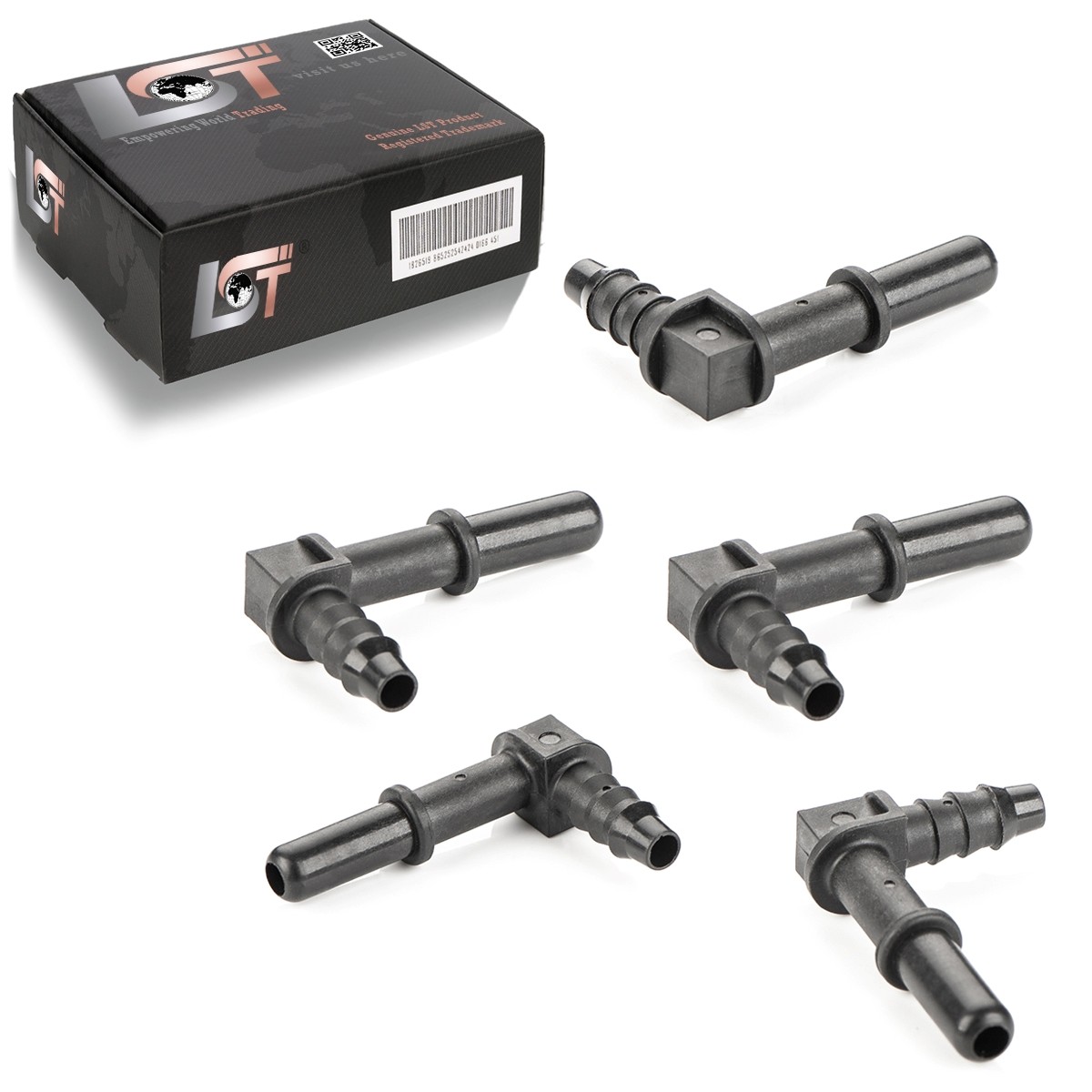 5x Counterpart Quick Release 90° Fuel Line 7.89 x 6 mm for AUDI A3 A7