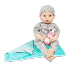 Madame Alexander 18" Small Wonders Sweet  Happy Baby Bedtime Set- Boy