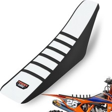 Universal Ribbed Dirt Bike Seat Cover - Gripper Soft Seat Cover for Most Dirt Pi