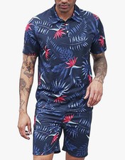 Men  s 2 piece Polo With Shorts Summer Outfit Medium
