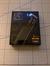 Western Digital WD Black SN850X 1TB NVMe SSD Gen 4 7300