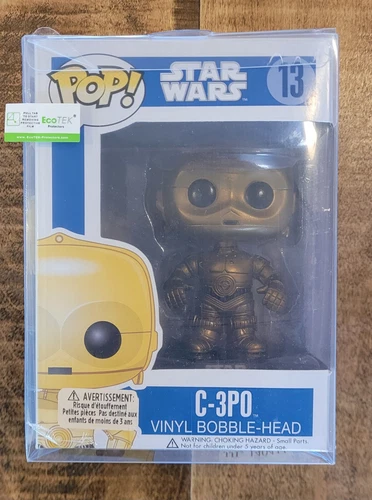 Funko Pop! Star Wars C-3PO #13 Large Font Vaulted Mint Condition
