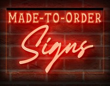 Neon LED Sign light up Shop Display  Home Bar Logo  60 cm x 40 cm , FREE DESIGN