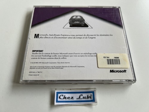 Microsoft Home Autoroute Express France Windows 95 - PC Big Box - FR - Photo 9/9