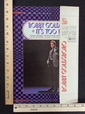 Rare Original VTG Bobby Goldsboro UA Promo Poster Style Music Flap Ad Art Print