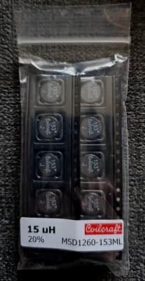 COILCRAFT 15 uH MSD1260-153ML COMMON MODE CHOKES 10 Pack Quick Ship electrical