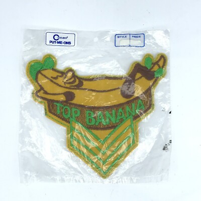 Vintage Conso ''Top Banana'' Sew On Patch 7'' x 6.5''