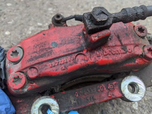 MASERATI QUATTROPORTE 2005 LEFT FRONT COMPLETE BRAKE CALIPER 20723303 - Picture 4 of 4