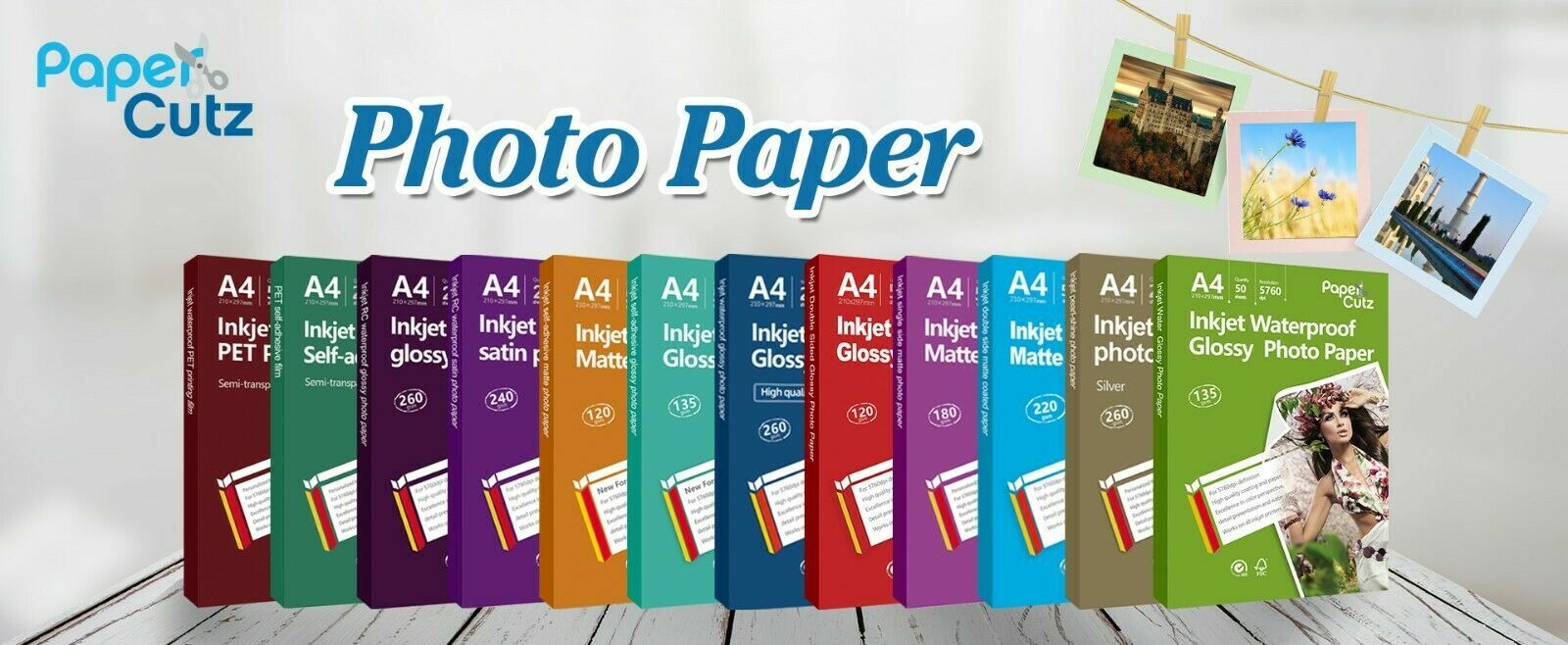 A4 INKJET PHOTO PAPER FULL RANGE GLOSS MATTE, PAPERCUTZ PROFESSIONAL | eBay