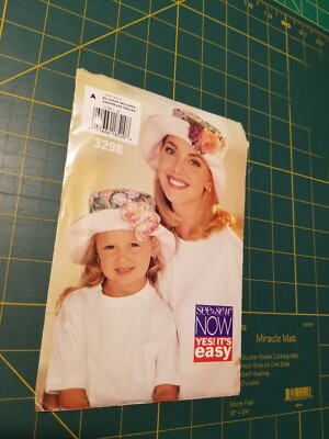 see & sew Now Yes! It's easy 3298 Children's/Misses' Hat