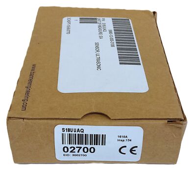 Banner Engineering S18UUAQ-02700 10-30VDC Photoelectric Sensor