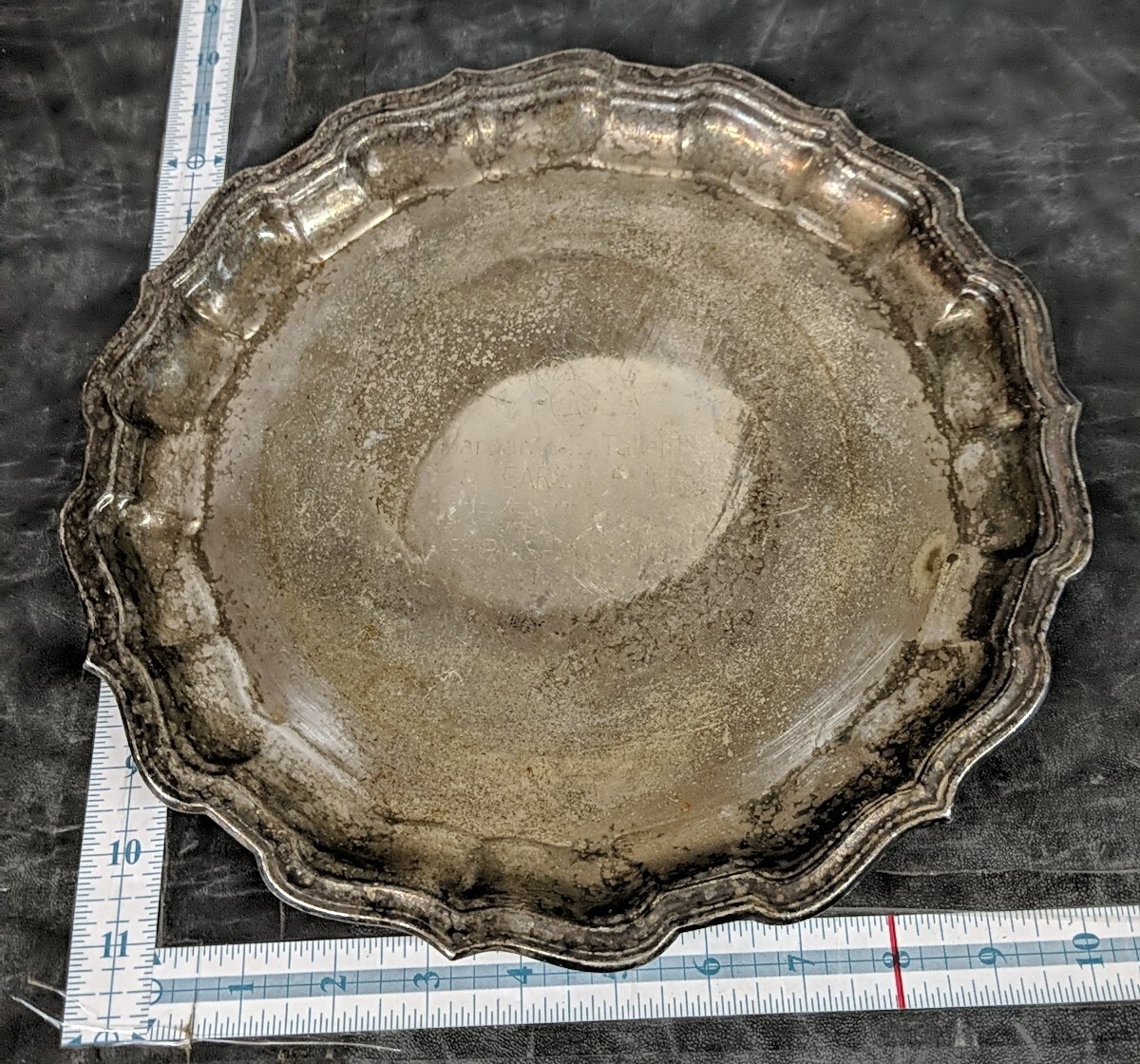 Silver Plated By Boardman 8951 Platter 12.5