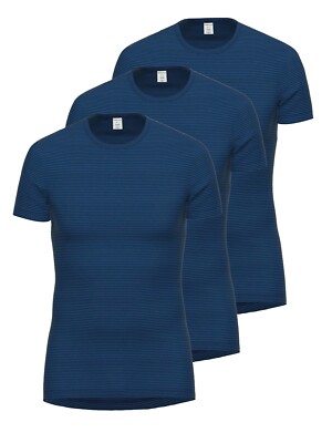 Ammann 3er Pack Shirt 1/2 Arm Jeans Feinripp 170229 Gr. 5-14 in 4 Farben