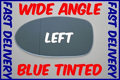 BMW 5 E39 M5 1997 - 2003 WING MIRROR GLASS BLUE WIDE ANGLE LEFT