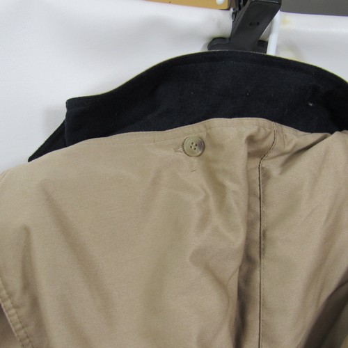 Forecaster of Boston Womens Long Trench Coat Zip Out Liner Tan Size 15/16 - Picture 8 of 12