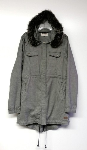 VOLCOM Women's PULLIN RANK FUR Parka/Jacket - BLC - Large - Brand New - Picture 2 of 7