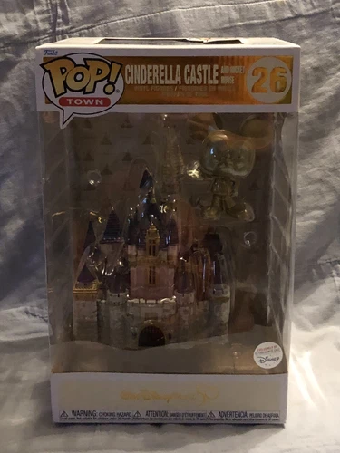 NEW Walt Disney World Parks 50th Mickey Gold Castle Vinyl Figure Funko Pop
