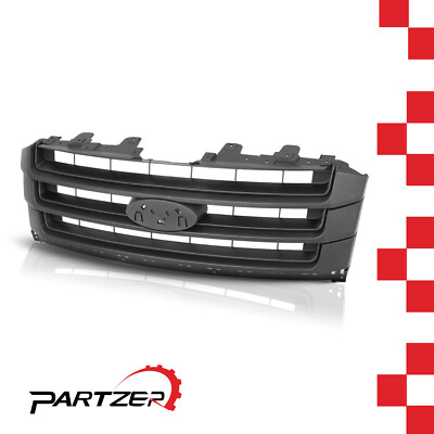 Fits For 2015-2017 Ford Expedition Front Upper Grille Matta Black FL1Z8200B