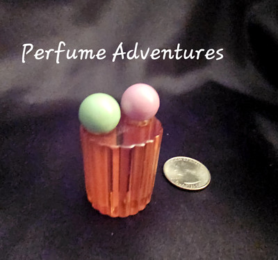 VINTAGE PERFUME BOTTLES DUO IN BAKELITE HOLDER! MUST SEE...