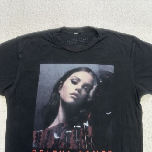 Selena Gomez Shirt Adult Medium M Black Revival Tour 2016 Concert Tee Music - Picture 3 of 8