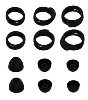 Rayker Ear Tips Kit for Galaxy Buds+ Plus SM-R175 Headphone, 3 Pairs Ear Hooks &