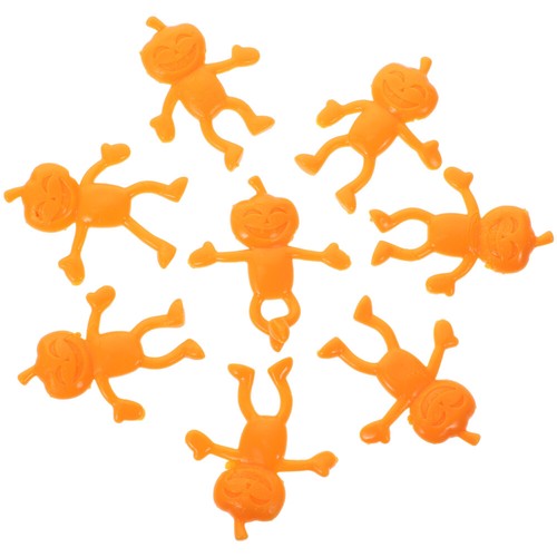 4 Pieces Soft Glue Pumpkin Man Toys Party Favors Kids Halloween for - 第 9/12 張圖片