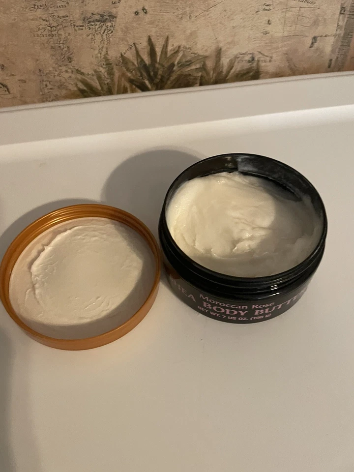 (1) Manteca corporal de karité hidratante intensa Tree Hut 24 horas rosa marroquí 7 oz sin sello Foto 4 de 4