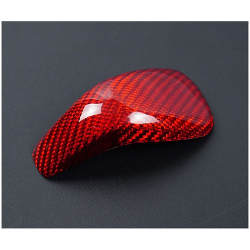 RED REAL Carbon Fiber Gear Shift Knob Trim for Subaru Outback 2020-2023 - Bild 5 von 6