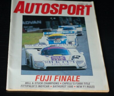 Autosport Magazine Oct 6 1986 F3000 Bathurst 1000 WSPC Fuji 1000 Jean Todt VGC