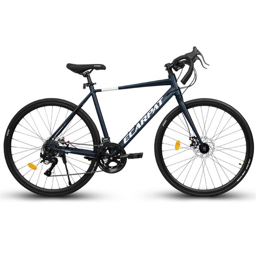 700C Road Bike 16-Speed Outdoor Bicycle Disc Brakes Light Weight Aluminum Frame