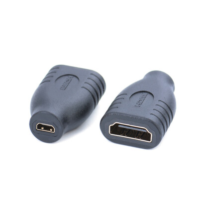 1× HDMI Female to Micro HDMI D Female Adapter Converter Connector for HD Camera