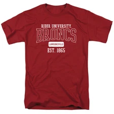 Rider University Adult T-Shirt Est. Date, Cardinal, S-3XL