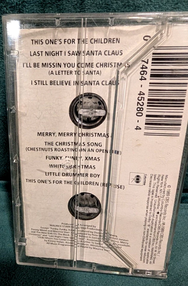 NEW KIDS ON THE BLOCK Cassette Tape MERRY MERRY CHRISTMAS Pop Holiday NKOTB - Image 3 of 4