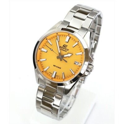 カシオ Edifice エディフィスModel No. EWA 100DJ CASIO EDIFICE Standard 3-Hand Analog Mens Watch EFV-100DJ