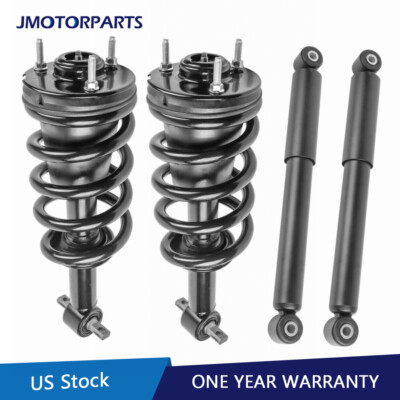 4x Front + Rear Struts Shock Absorber For 07-14 Chevy Suburban GMC Yukon XL 1500