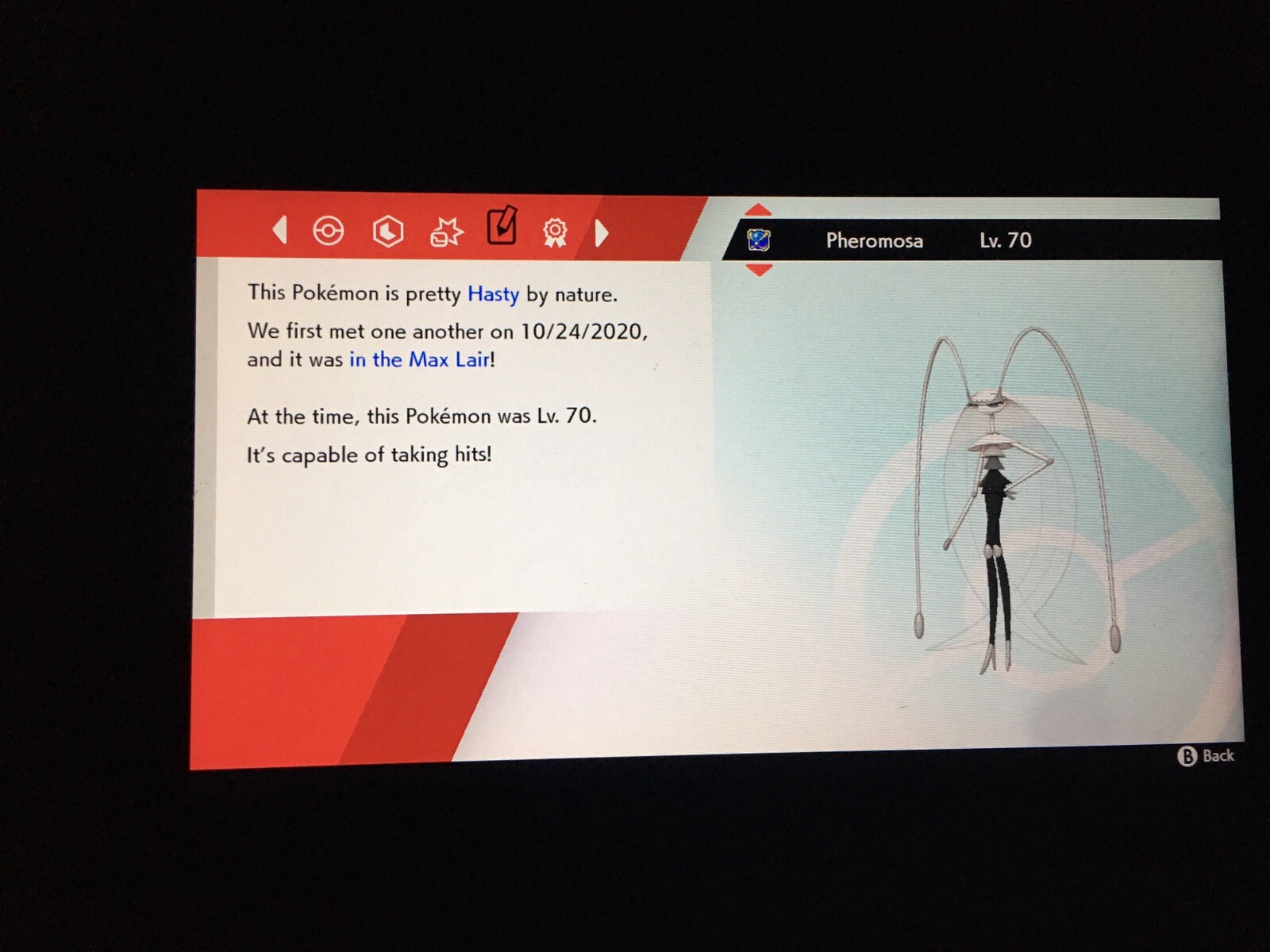 New 🔆SHINY🔆Pheromosa W/ Gold Bottle Cap Pokemon Sword Shield Crown Tundra! eBay