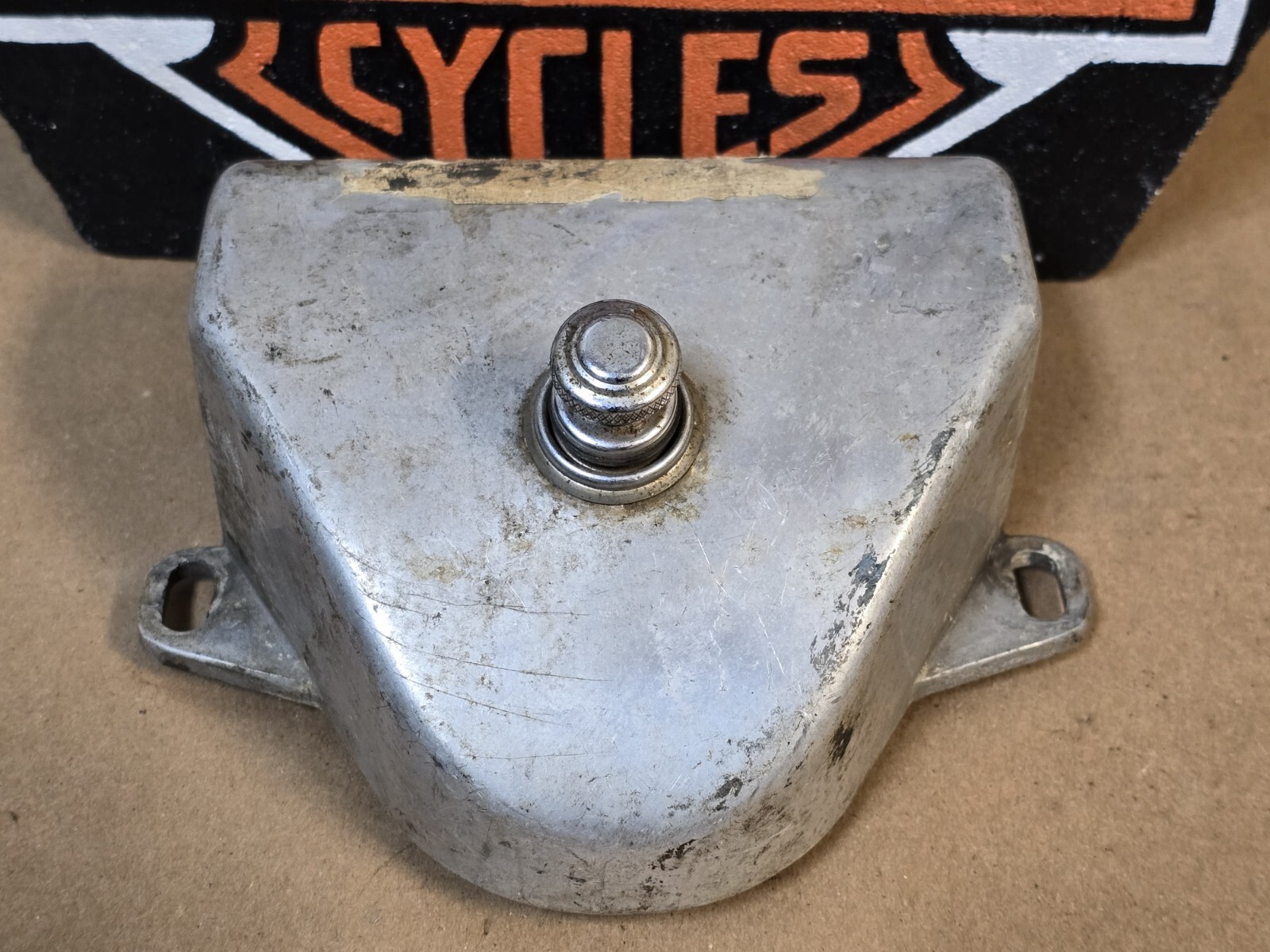 Harley Panhead Shovelhead Handlebar Riser Clamp COVER 5658560 eBay