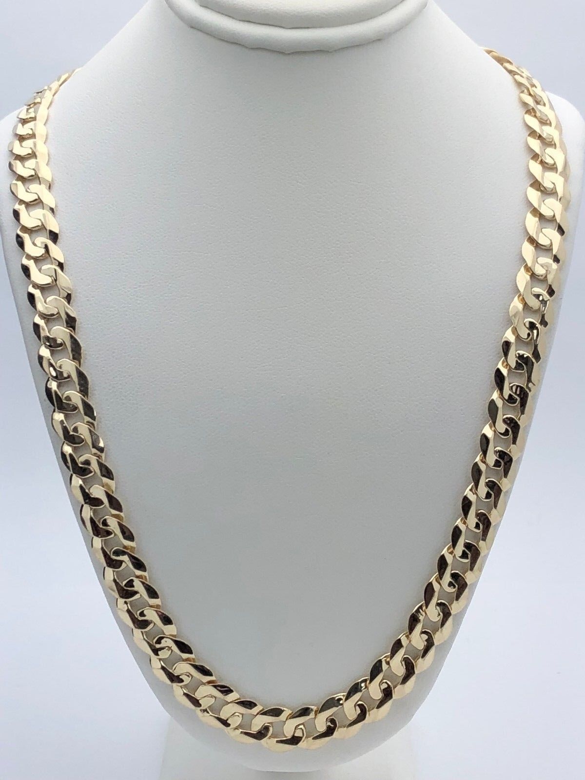 Solid Gold Curb Cuban Link Chain