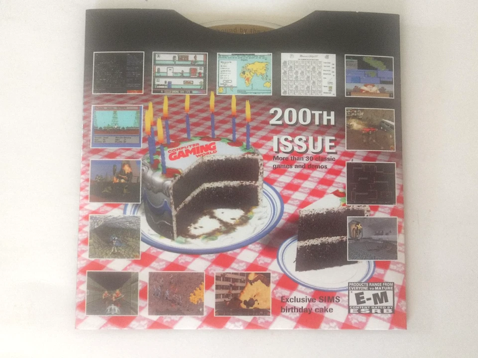 Computer Gaming World 200th Issue PC CD-ROM Doom Diablo Quake Demo Game Birthday - Image 2 of 4