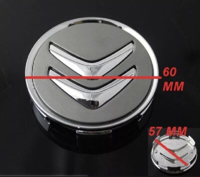 4 Coprimozzo Per Citroen 60mm - Nero, Per C1, C3, C4, C5, C6, DS3 - Foto 6