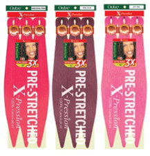 Pink Braiding Hair 3 bundles X-Pression Kanekalon Hair Extensions Expressions