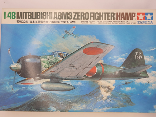 TAMIIYA 1/48 MA125 ZERO FIGHTER A6M3 ( HAMP)