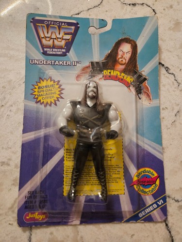 WWF/WWE Wrestling Superstars Bend-Ems Figure Serie...